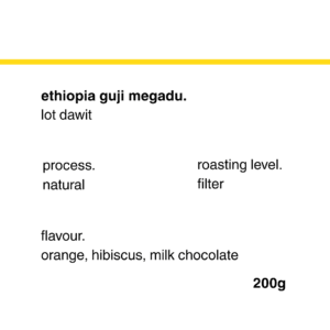 Ethiopia Guji Megadu Natural 200g